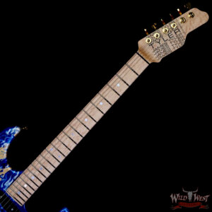 James Tyler USA Studio Elite HD HSS Birdseye Maple Standard '64 Neck Golden Blueberry Shmear 7.45 lbs - Image 4