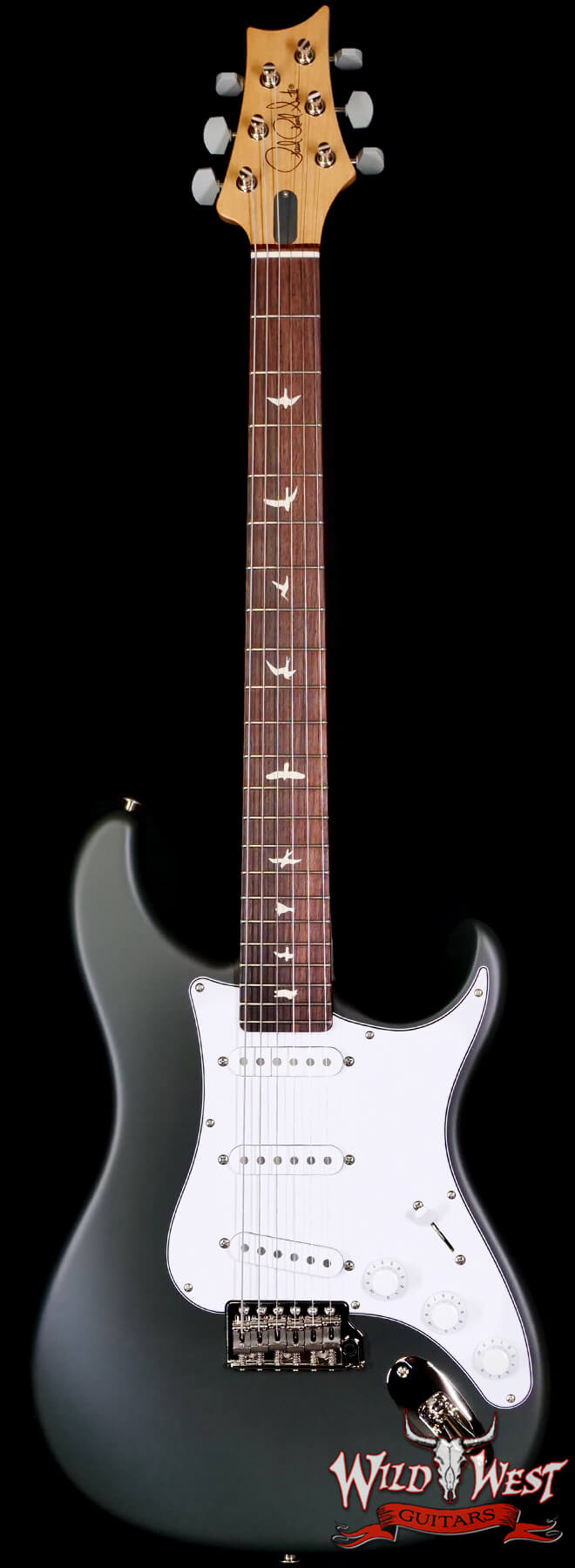 PRS-0416574-Main 2025 Paul Reed Smith PRS John Mayer Signature Model Silver Sky Faded Black Tee Satin 7.85 lbs - Image 1