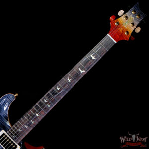 Paul Reed Smith PRS Private Stock #11311 Custom 24 Flame Maple Top & Neck Brazilian Rosewood Fingerboard Galaxy Fade 8.15 lbs - Image 4
