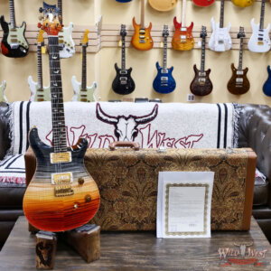Paul Reed Smith PRS Private Stock #11311 Custom 24 Flame Maple Top & Neck Brazilian Rosewood Fingerboard Galaxy Fade 8.15 lbs - Image 6