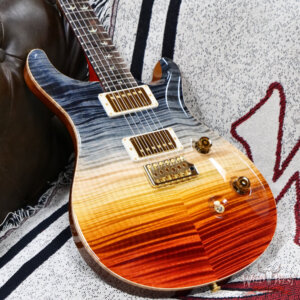 Paul Reed Smith PRS Private Stock #11311 Custom 24 Flame Maple Top & Neck Brazilian Rosewood Fingerboard Galaxy Fade 8.15 lbs - Image 8