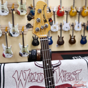 2010 Ernie Ball Music Man Classic Sterling 4 H 4-String Bass Guitar Gold Metallic 8.70 lbs - Image 7