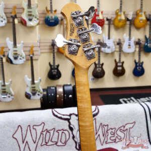 2010 Ernie Ball Music Man Classic Sterling 4 H 4-String Bass Guitar Gold Metallic 8.70 lbs - Image 10