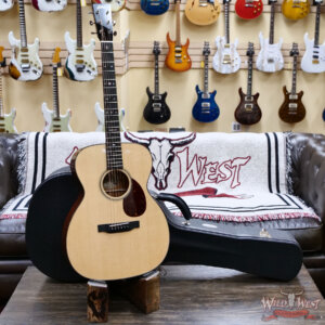 Collings OM Series OM1 Sitka Spruce Top Honduran Mahogany Back & Sides 45 Style Snowflake Inlays Natural 3.90 lbs - Image 4