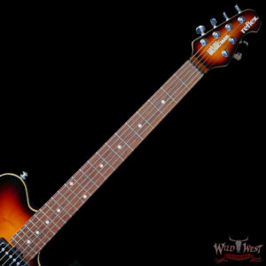 2010 Ernie Ball Music Man Reflex Tremolo HH Rosewood Fingerboard Vintage Sunburst 7.65 lbs - Image 4