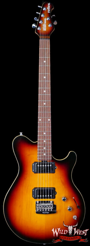 2010 Ernie Ball Music Man Reflex Tremolo HH Rosewood Fingerboard Vintage Sunburst 7.65 lbs