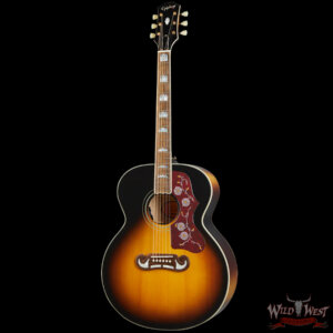 Epiphone J-200 All Solid Wood with Fishman Pickup Aged Vintage Sunburst Gloss 5.80 lbs - Image 3