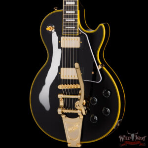 Epiphone Joe Bonamassa 1959 Les Paul Custom with Bigsby Antique Ebony 9.25 lbs - Image 2