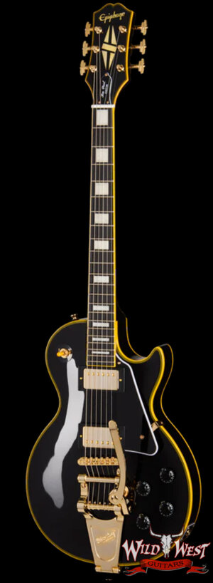 Epiphone Joe Bonamassa 1959 Les Paul Custom with Bigsby Antique Ebony 9.25 lbs