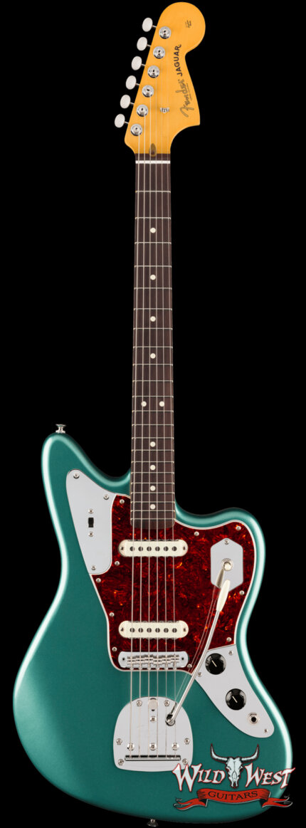 Fender American Professional Classic Jaguar Rosewood Fingerboard Faded Sherwood Green Metallic 8.60 lbs