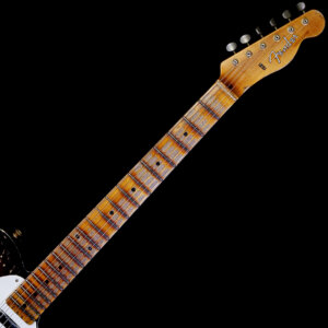 Fender Custom Shop Limited Edition 1957 Telecaster Super Heavy Relic 2 Tone Sunburst 7.05 lbs - Image 4