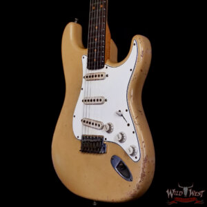 Fender Custom Shop Ron Jessurun Apprentice Built Modernized 1960 Stratocaster Relic Aged Desert Sand 7.60 lbs - Image 2