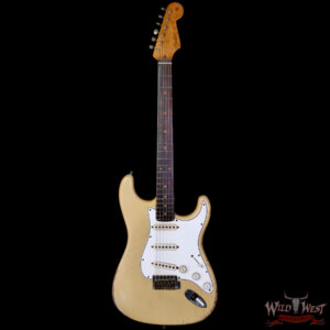 Fender Custom Shop Ron Jessurun Apprentice Built Modernized 1960 Stratocaster Relic Aged Desert Sand 7.60 lbs - Image 3