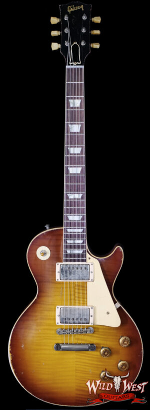 Gibson Custom Shop Dealer Select 1959 Les Paul Standard BOTB (Beauty of the Burst) Page 110 Golden Poppy Burst Murphy Lab Heavy Aged 8.55 lbs