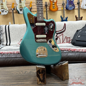 Fender American Professional Classic Jaguar Rosewood Fingerboard Faded Sherwood Green Metallic 8.60 lbs - Image 7