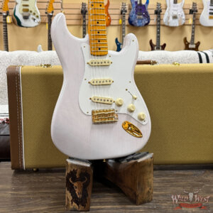 2025 Fender  Limited Edition American Vintage II 1957 Stratocaster Flame Maple Neck Custom Shop Pickups White Blonde 7.40 lbs - Image 7