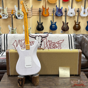 2025 Fender  Limited Edition American Vintage II 1957 Stratocaster Flame Maple Neck Custom Shop Pickups White Blonde 7.40 lbs - Image 8