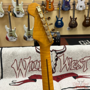 2025 Fender  Limited Edition American Vintage II 1957 Stratocaster Flame Maple Neck Custom Shop Pickups White Blonde 7.40 lbs - Image 9