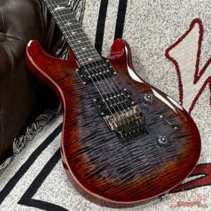 2025 Paul Reed Smith PRS SE Custom 24 “Floyd” Floyd Rose FR Charcoal Cherry Burst 8.35 lbs - Image 5