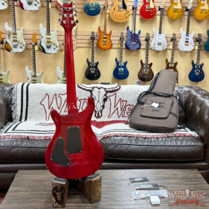 2025 Paul Reed Smith PRS SE Custom 24 “Floyd” Floyd Rose FR Charcoal Cherry Burst 8.35 lbs - Image 6