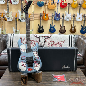 Fender Presents: Tom Morello "Arm The Homeless" Rosewood Fingerboard Blue Ice Metallic 8.30 lbs - Image 5