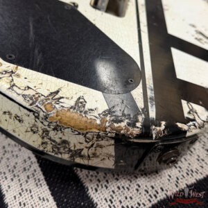 EVH Custom Shop USA Special Edition Wolfgang EVH Stripes White/Black Relic 8.05 lbs - Image 15