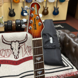 2013 Ernie Ball Music Man Armada HH Tune-o-matic Bridge Flame Maple Top Sunburst 8.25 lbs - Image 6