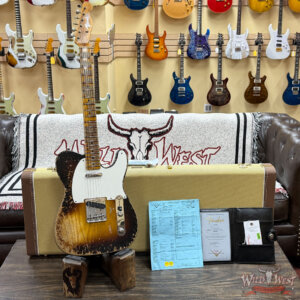 Fender Custom Shop Limited Edition 1957 Telecaster Super Heavy Relic 2 Tone Sunburst 7.05 lbs - Image 6