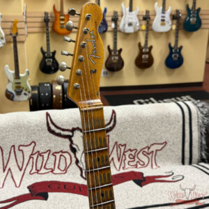 Fender Custom Shop Limited Edition 1957 Telecaster Super Heavy Relic 2 Tone Sunburst 7.05 lbs - Image 7