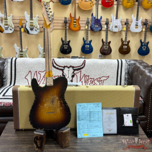Fender Custom Shop Limited Edition 1957 Telecaster Super Heavy Relic 2 Tone Sunburst 7.05 lbs - Image 10
