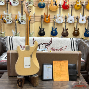 Fender Custom Shop Ron Jessurun Apprentice Built Modernized 1960 Stratocaster Relic Aged Desert Sand 7.60 lbs - Image 10