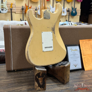 Fender Custom Shop Ron Jessurun Apprentice Built Modernized 1960 Stratocaster Relic Aged Desert Sand 7.60 lbs - Image 12