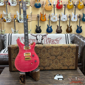 2025 Paul Reed Smith PRS Wood Library 10 Top Custom 24 Brazilian Rosewood Bonnie Pink with Natural Back 7.60 lbs - Image 6