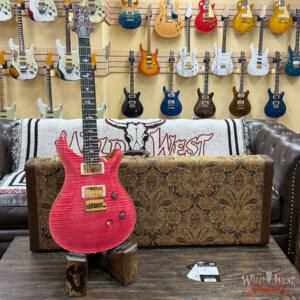 2025 Paul Reed Smith PRS Wood Library 10 Top Custom 24 East Indian Rosewood Bonnie Pink with Natural Back 8.10 lbs - Image 6