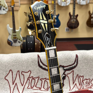 Epiphone Joe Bonamassa 1959 Les Paul Custom with Bigsby Antique Ebony 9.25 lbs - Image 5