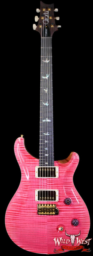 2025 Paul Reed Smith PRS Wood Library 10 Top Custom 24 Brazilian Rosewood Bonnie Pink with Natural Back 7.60 lbs