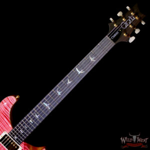 2025 Paul Reed Smith PRS Wood Library 10 Top Custom 24 East Indian Rosewood Bonnie Pink with Natural Back 8.10 lbs - Image 4