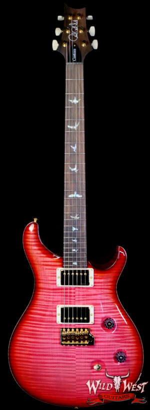 2025 Paul Reed Smith PRS Wood Library 10 Top Custom 24 Brazilian Rosewood Bonnie Pink Cherry Burst 7.75 lbs