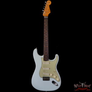 2023 Fender Custom Shop Vintage Custom ‘59 1959 Hardtail Stratocaster Time Capsule Package Faded Aged Sonic Blue 7.15 lbs - Image 3