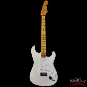 2023 Fender Custom Shop Vintage Custom 1955 Hardtail Stratocaster Time Capsule Package Aged White Blonde 7.30 lbs - Image 3