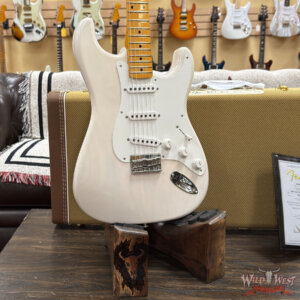 2023 Fender Custom Shop Vintage Custom 1955 Hardtail Stratocaster Time Capsule Package Aged White Blonde 7.30 lbs - Image 8