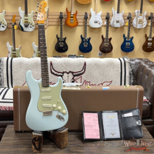 2023 Fender Custom Shop Vintage Custom ‘59 1959 Hardtail Stratocaster Time Capsule Package Faded Aged Sonic Blue 7.15 lbs - Image 6