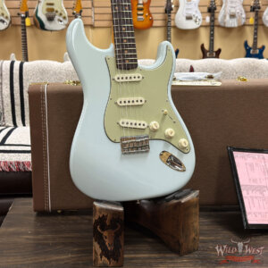 2023 Fender Custom Shop Vintage Custom ‘59 1959 Hardtail Stratocaster Time Capsule Package Faded Aged Sonic Blue 7.15 lbs - Image 8