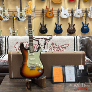 2023 Fender Custom Shop 1959 Hardtail Stratocaster Time Capsule Package TCP Chocolate 3-Color Sunburst 7.30 lbs - Image 6