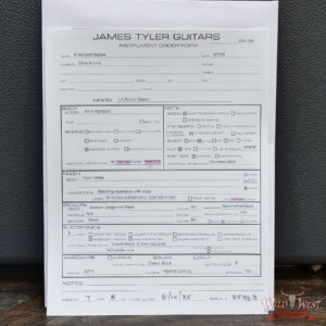 2025 James Tyler USA L.A. Studio Classic HS Midboost Preamp Ebony Fingerboard with Stainless Steel Frets Pearl White 7.55 lbs - Image 12