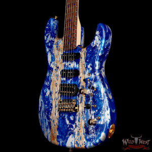 James Tyler USA Studio Elite HSS Rosewood Fingerboard Golden Blueberry Shmear 7.90 lbs - Image 2