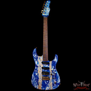 James Tyler USA Studio Elite HSS Rosewood Fingerboard Golden Blueberry Shmear 7.90 lbs - Image 3