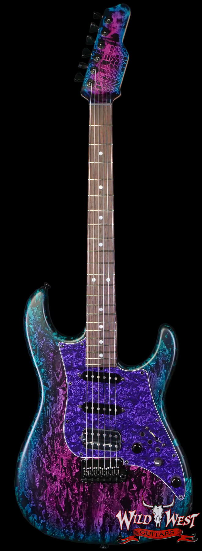 JT-26002-Main James Tyler USA Studio Elite HD HSS Standard '64 Neck Cosmic Watermelon Shmear 6.65 lbs - Image 1