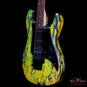 James Tyler USA Studio Elite HD-X Floyd Rose Indian Rosewood Fingerboard Toxic Shmear 7.85 lbs - Image 2