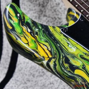 James Tyler USA Studio Elite HD-X Floyd Rose Indian Rosewood Fingerboard Toxic Shmear 7.85 lbs - Image 9